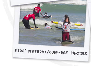 Kids Surfing Parties