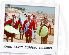 Xmas Party surfing Lessons