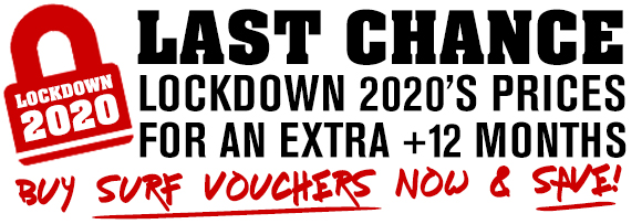 Lockdown Surf Voucher Special Offer